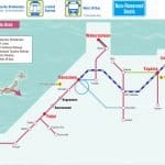 Hokoriku Area pass 4 day route map