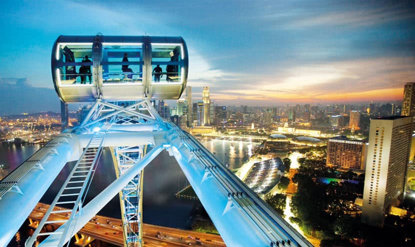 บัตรขึ้นชิงช้าสวรรค์ Singapore Flyer