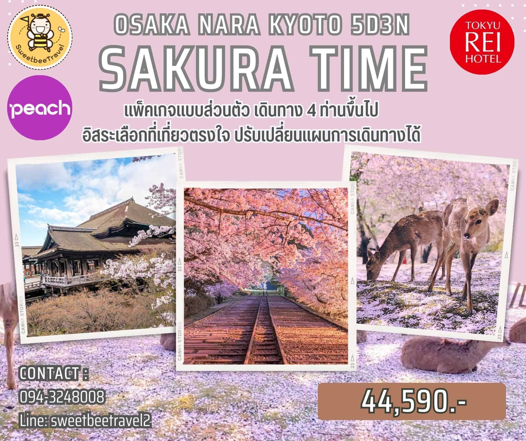 แพ็คเกจเที่ยวเกียวโต-โอซาก้า 5 วัน 3 คืน