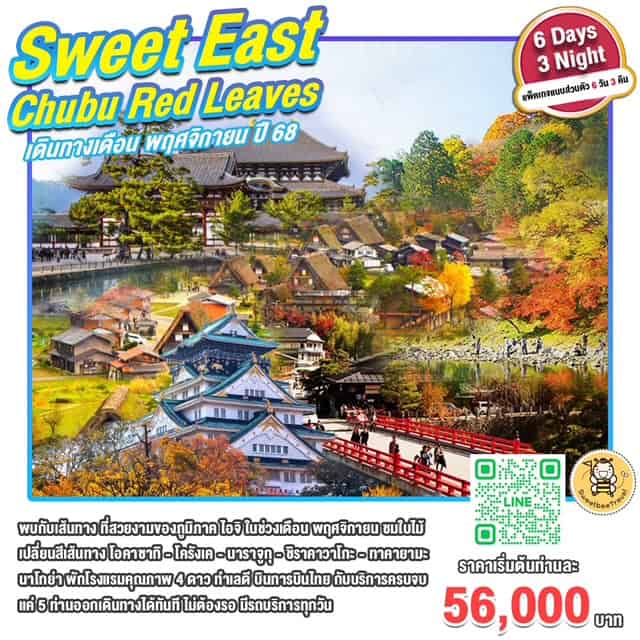 แพ็คเกจทัวร์นาโกย่า ชูบุ ตะวันออก