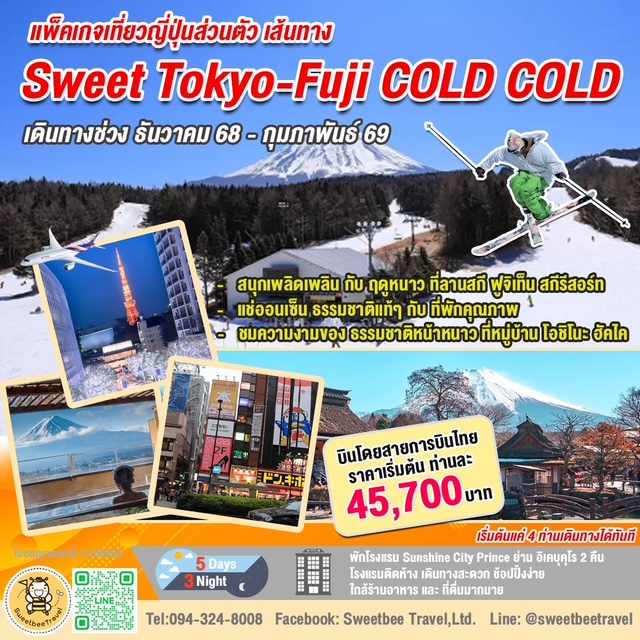 แพ๊คเกจเที่ยว โตเกียว-ฟูจิ